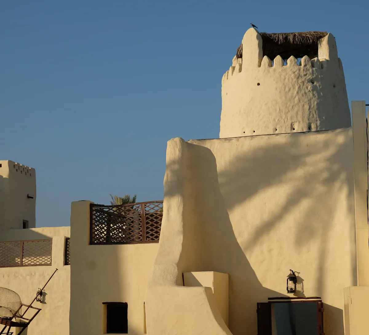 A traditional fort tower in Umm Al Quwain